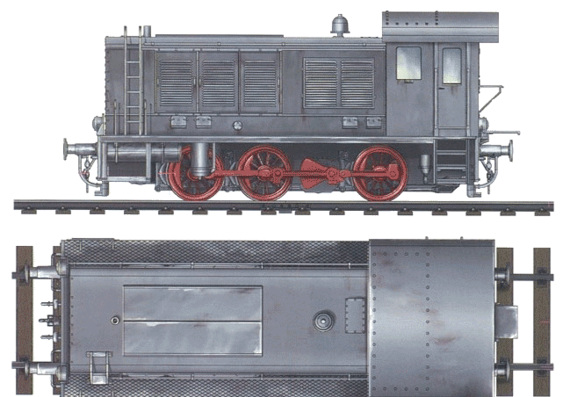 Train WR360 C12 [Diesel Locomotive] - drawings, dimensions, figures